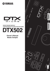 Yamaha DTX Drums DTX502 Manuals | ManualsLib