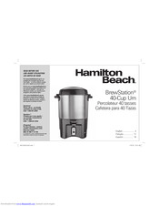 Hamilton Beach BrewStation 40540 Manuals