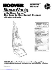Hoover F5917900 Steamvac Powermax With Spinscrub Owner S Manual Pdf Download Manualslib