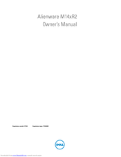 Dell Alienware M14x R2 Manuals Manualslib