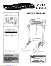 proform 770 ekg