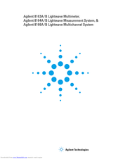 Agilent Technologies 8163B Manuals