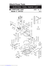 Hitachi C10FCE2 - 10 Inch Compound Miter Saw Manuals | ManualsLib