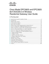 Cisco Model Dpc3216 Docsis 3 0 16x4 Cable Modem With Manualzz