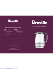breville bke830 the smart crystal clear kettle