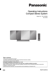 Panasonic SC-HC35 Manuals | ManualsLib