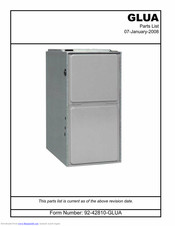 Comfort Aire Conquest 90 Gas Furnace Manual