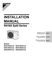 Daikin RXN24KEVJU Manuals