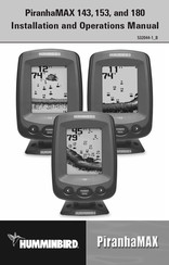 Humminbird PiranhaMAX 153 Manuals