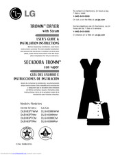 Lg DLEX8377WM - SteamDryer Series - 27in Front-Load Electric Dryer