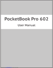 Obreey PocketBook Pro 602 Manuals