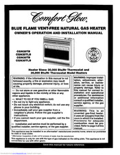 Comfort Glow Cgn30tlb Manuals