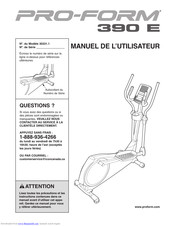 Proform 390 E Manuals | ManualsLib