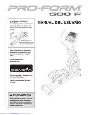 Proform 500 F Elliptical Manuals | ManualsLib