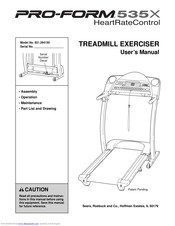 Proform 535 X Treadmill Manuals | ManualsLib