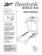 Reebok 8050 Es Treadmill Manuals 