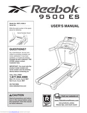 reebok 9500 es treadmill troubleshooting