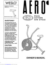 weslo aero 750 exercise bike