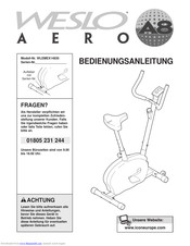 weslo aero 750 exercise bike