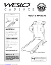 weslo cadence 600