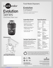 Insinkerator Evolution Compact Manuals | ManualsLib