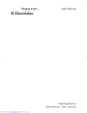 Electrolux Ewf 8040 W Ewf 10040 W User Manual Pdf Download