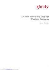 Comcast WIRELESS GATEWAY Manuals | ManualsLib