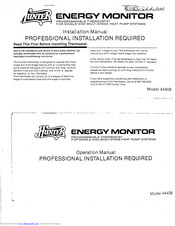 Hunter Energy Monitor 44408 Manuals | ManualsLib