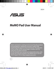 Asus Me173x Manual Download