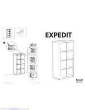 Ikea Expedit Bookcase 58 5 8x31 1 8 Manuals