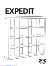 Ikea Expedit Bookcase 58 5 8x31 1 8 Instructions Manual Pdf Download