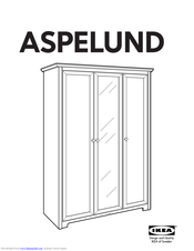 Ikea Aspelund Wardrobe W 3 Doors Instructions Manual Pdf Download