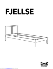 Ikea Fjellse Bed Frame Tw Manuals Manualslib Ikea fjellse double bed frame assembly with luroy slatted bed base. manualslib