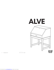 Ikea Alve Secretary 31 7 8x40 1 8 Manuals