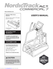 Nordictrack A.c.t. 7 Elliptical Manuals