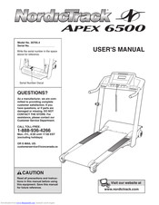 Nordictrack Apex 6500 Treadmill Manuals | ManualsLib