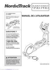 Nordictrack Audiostrider 990 Pro Elliptical Manuals | ManualsLib