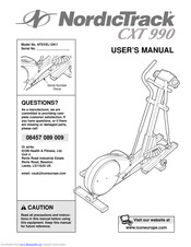Nordictrack Cxt 990 Manuals | ManualsLib