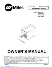 Miller electric Sidekick XL GA-17C Gun Manuals | ManualsLib