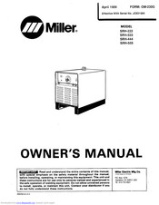 Miller electric SRH-333 Manuals | ManualsLib