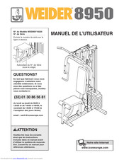 Weider 8950 Manuals Manualslib
