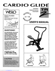 Weslo Cardio Glide Tr2 Manuals | ManualsLib