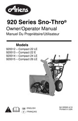 Ariens 920013 Manuals | ManualsLib