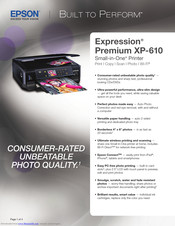 Epson XP-610 Manuals | ManualsLib