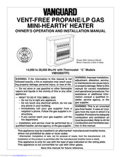 Vanguard Mini Hearth Vmh2800tpc Manuals