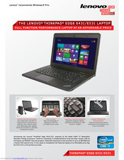 Lenovo Thinkpad Edge E531 Manuals Manualslib
