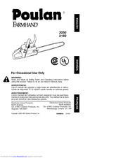 Poulan Pro 2150 Manuals Poulan Pro 2150 Manuals