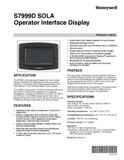 Honeywell S7999D SOLA Manuals