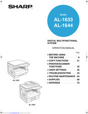 Sharp al-1641cs scanner driver download software