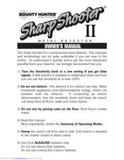 Bounty hunter Sharp Shooter II Manuals | ManualsLib